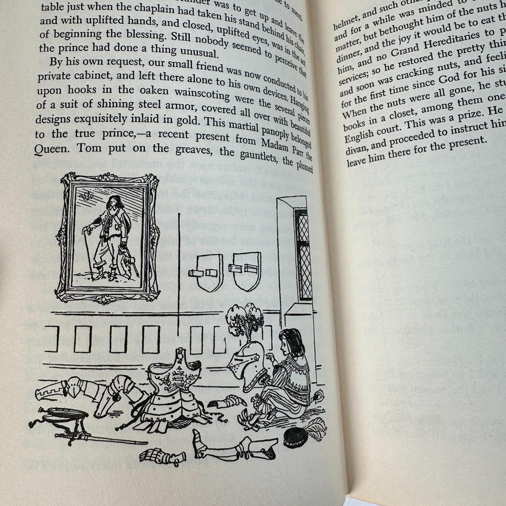 The Prince and the Pauper Mark Twain Junior Deluxe Editions Hardcover Book 1954 - Picture 10 of 10